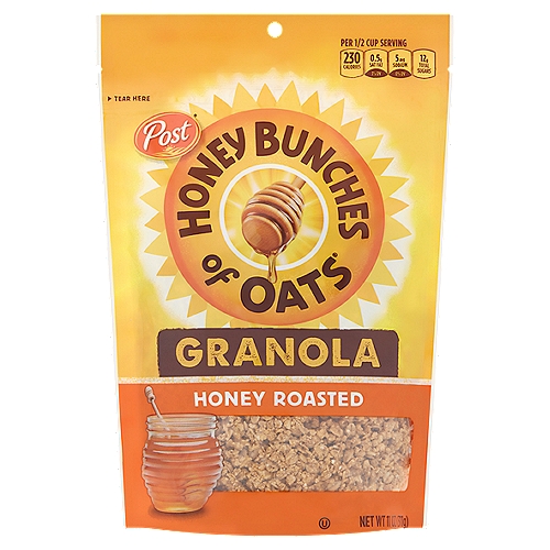 Post Granola Honey Bunches Of Oats 11 Oz
