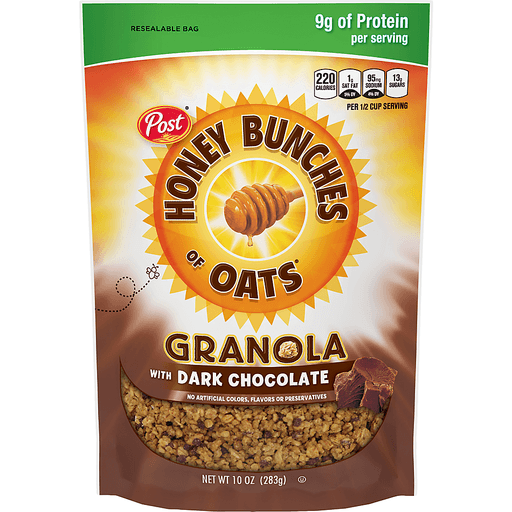 Honey Bunches Post Of Oats Protein Granola With Dark Chocolate