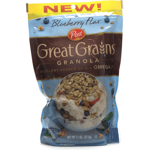 Great Grains Post Blueberry Flax Granola 11 Oz. Bag