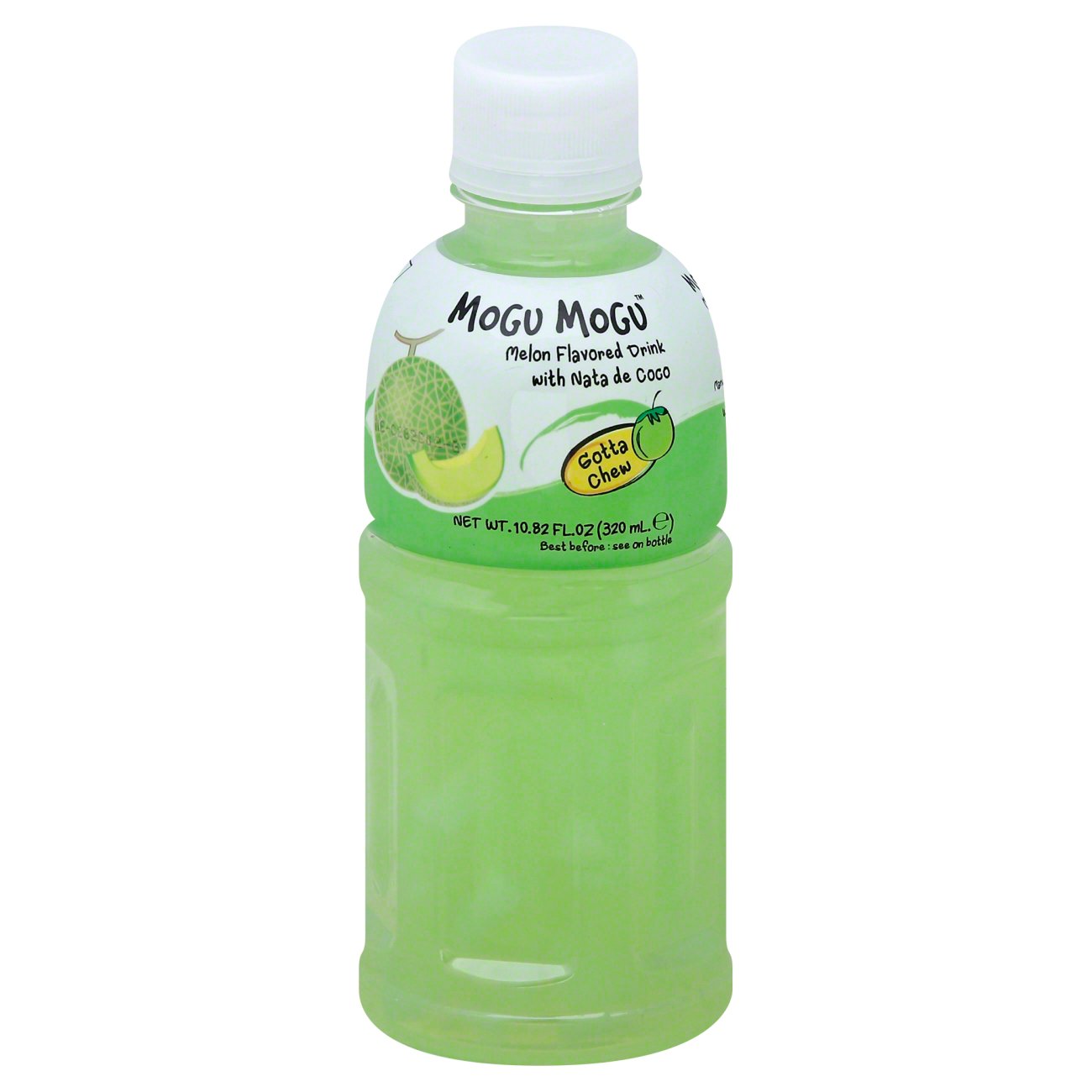 Mogu Mogu Melon Flavored Drink With Nata De Coco