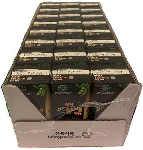 Sahmyook Black Sesame Soy Milk, 6.5 Fl. Ounce