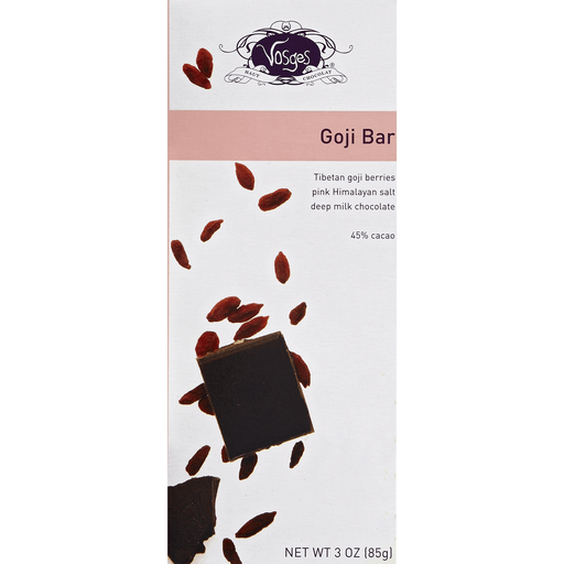 Vosges Haut Chocolat Milk Chocolate, Goji Bar