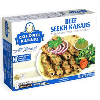 Colonel Kababz Kabab Beef Seekh Kababs
