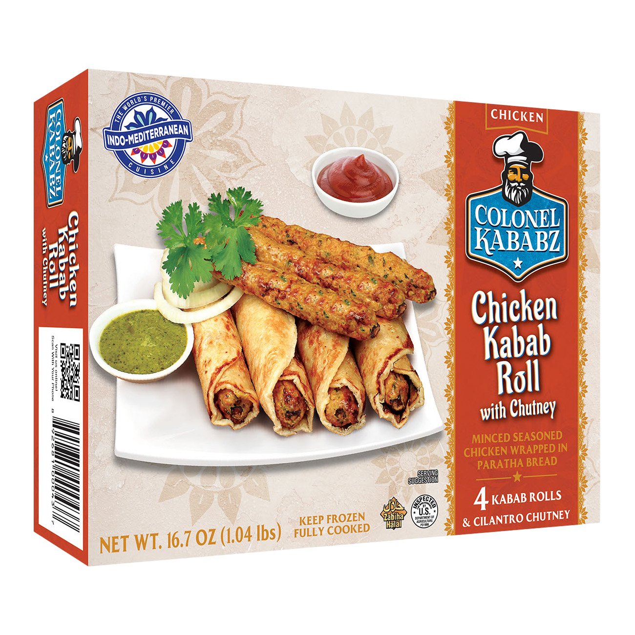 Colonel Kababz Chicken Kabab Rolls