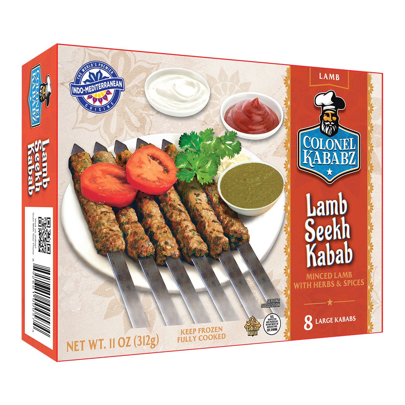 Colonel Kababz Lamb Seekh Kababs