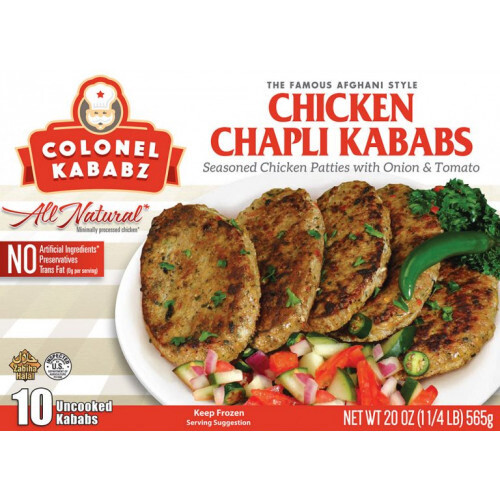 Colonel Kababz Chicken Chapli Kababs 20oz