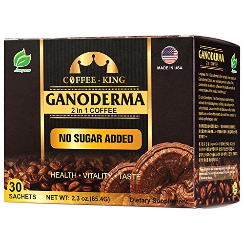Generic Ganoderma Coffee – Reishi Coffee Mix- Instant 2-in-1 Mushroom Coffee. All Natural Ganoderma Lucidum With Instant Coffee. A Non Sugar Dietary Supplement To Replace Regular Coffee – 30 Sachets