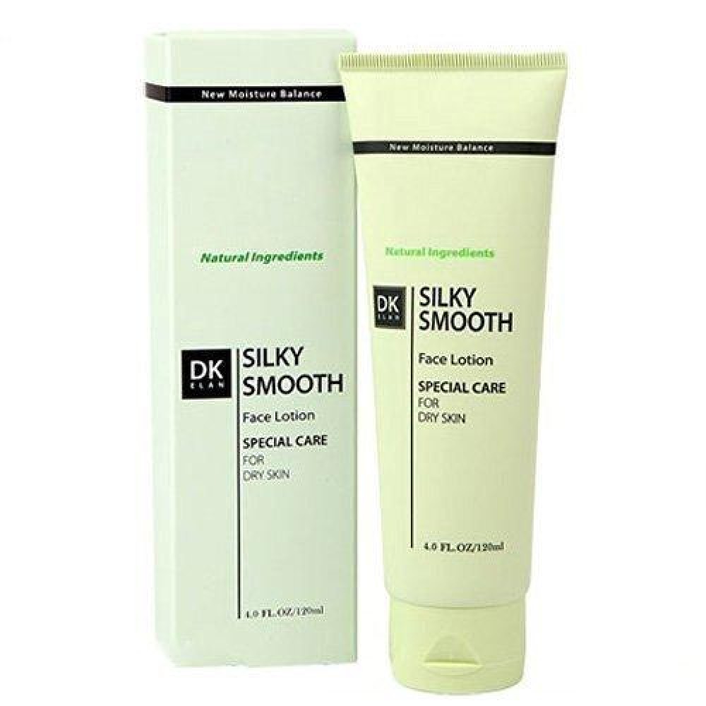 DK ELAN Silky Smooth Face Lotion Pack Of 1 New Natural Moisturizer For Dry Scaly Wrinkled Skin