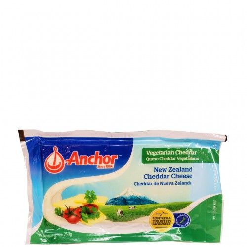 Anchor Dairy Cheddar Vegetarian 250g