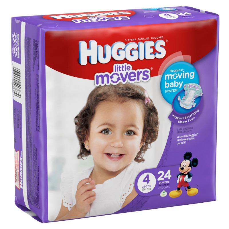 7222 - Huggies Baby Diapers Jumbo Snug & Dry - Size 4 (Case Of 4/27's) - Box: 4 Pkg - Loc: E6