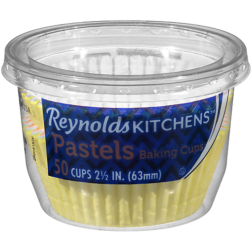 Reynolds Kitchens 2.5 In. Pastels Baking Cups 50 Ct Container