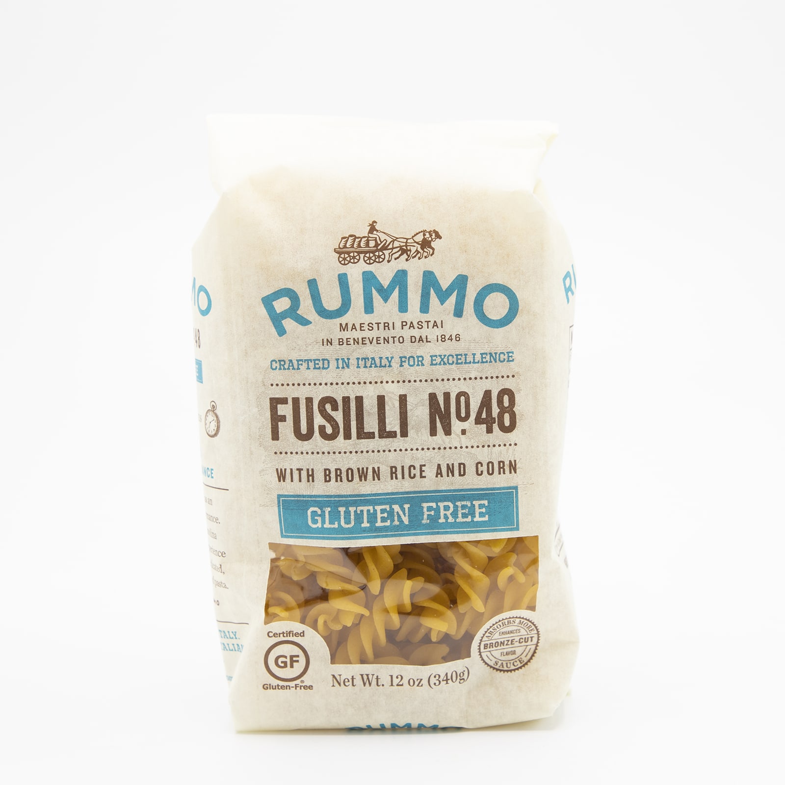 Rummo Pasta Gluten Free Fusilli - Case Of 12-12 Oz