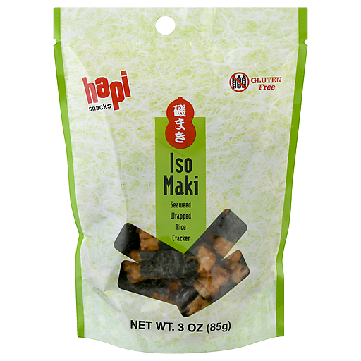 JFC NISHIKI: Arare Iso Maki Seaweed Wrapped Rice Crackers, 3 Oz
