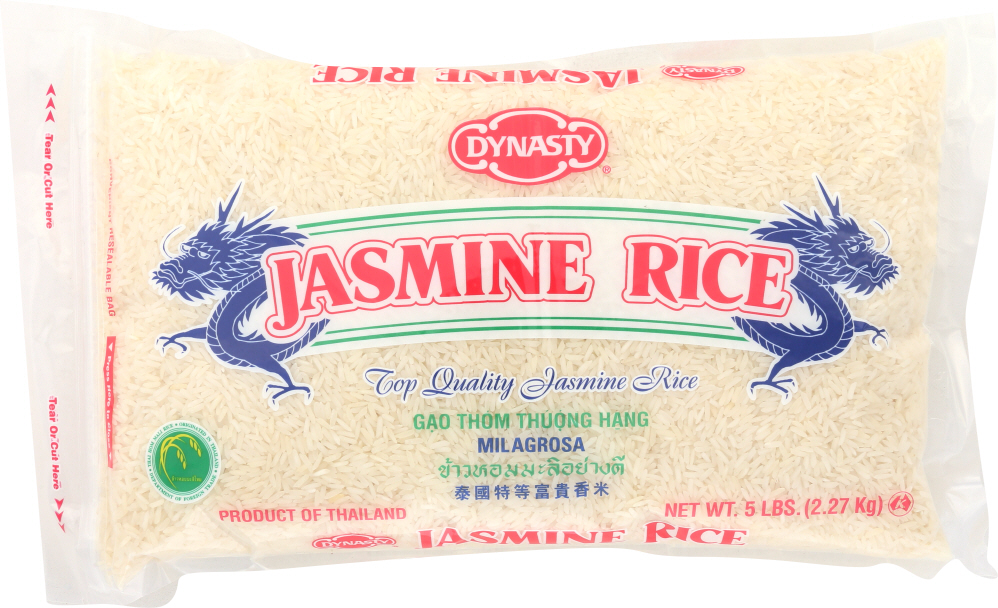 Dynasty Rice - Jasmine - Case Of 6 - 5 Lb
