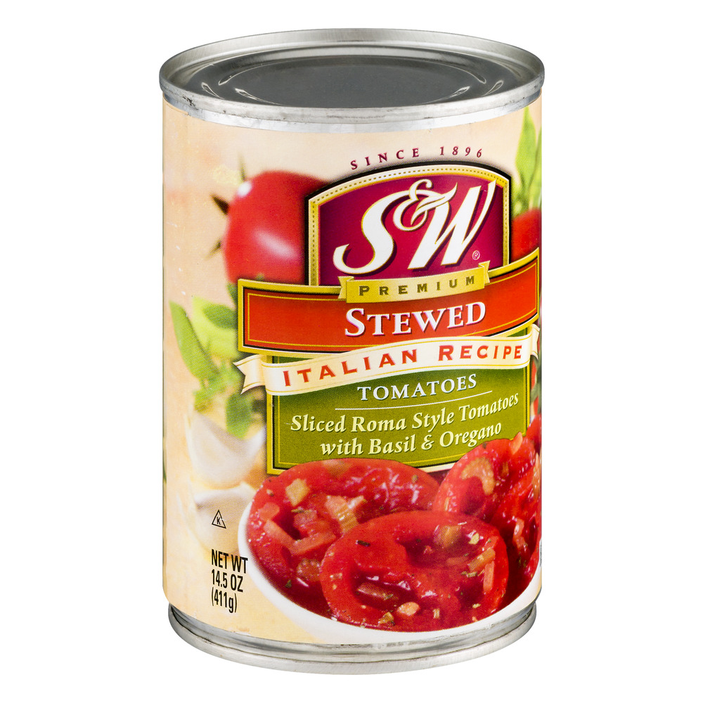 S&W Premium Stewed Italian Recipe Tomatoes