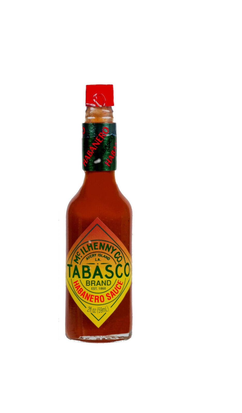 2 Bottles Tabasco Brand Habanero Sauce Super Hot Unopened New Sealed