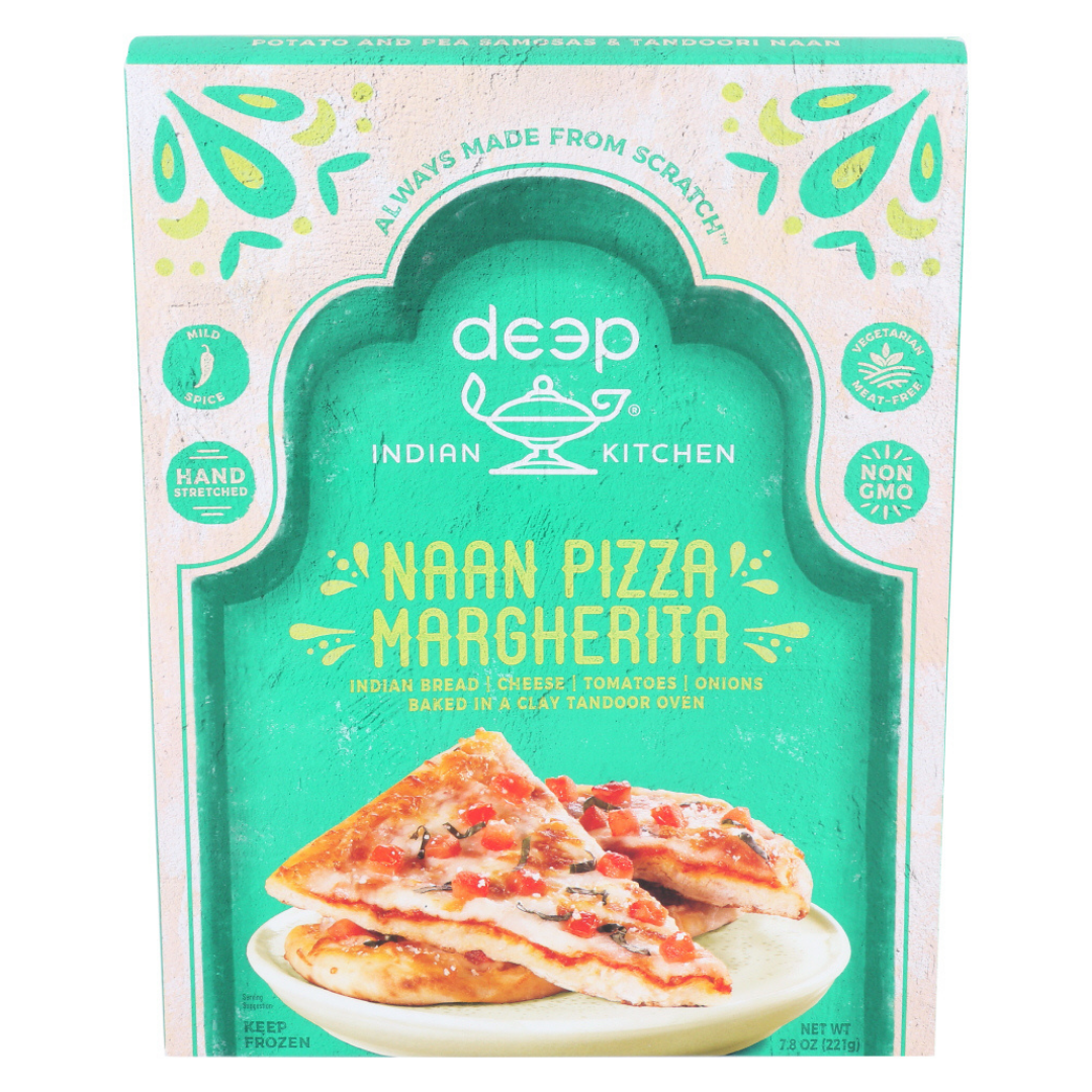 Deep Indian Kitchen Tandoor Chef The Original Naan Pizza Margherita