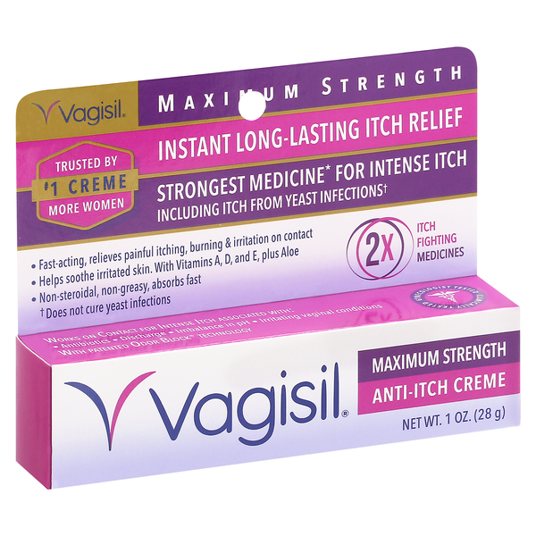 Vagisil Maximum Strength Anti Itch Creme 1 Oz