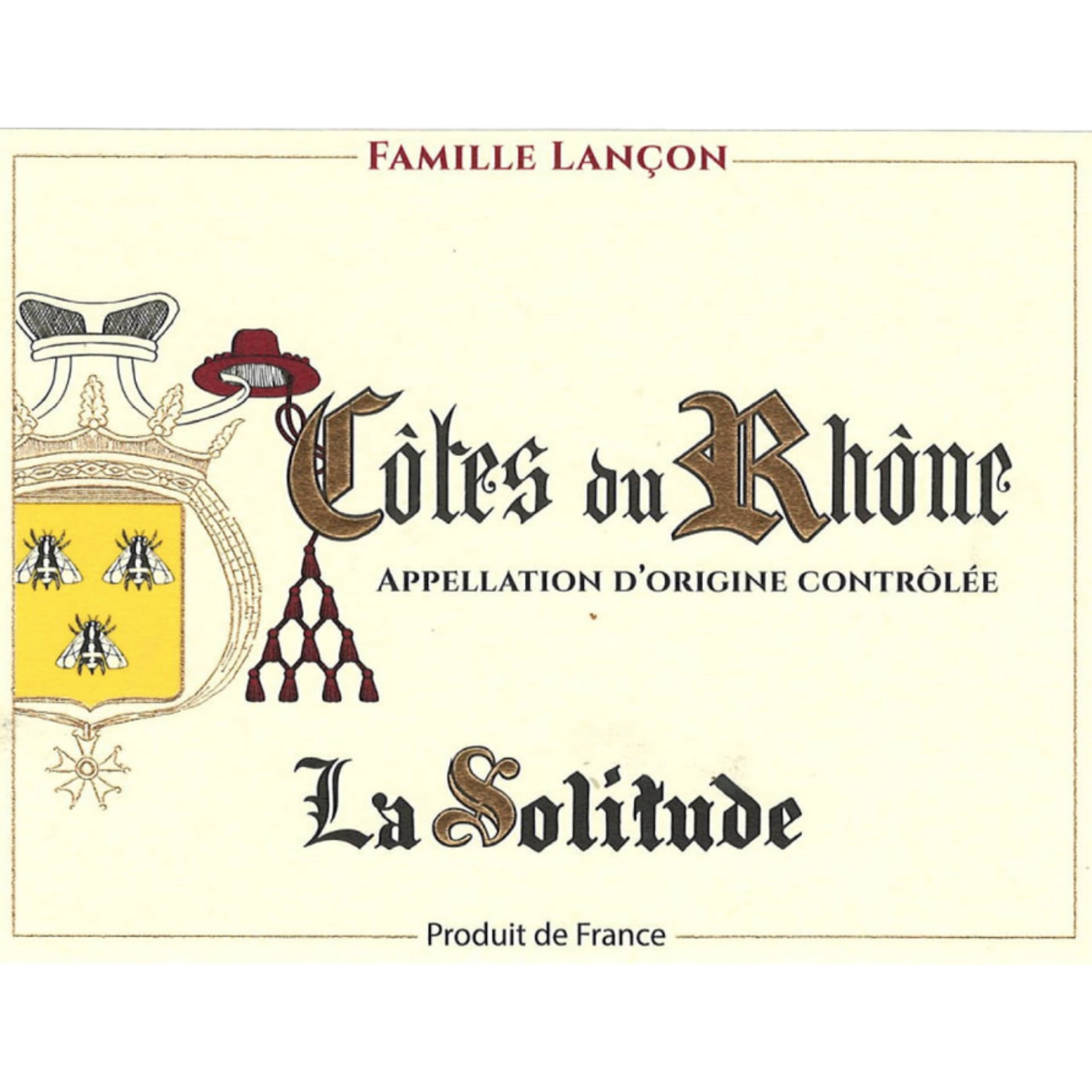 Famille Lançon 2022 Domaine De La Solitude Cotes Du Rhone Rose [JS90]
