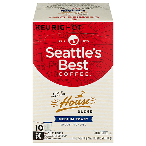 Seattle's Best Coffee House Blend Medium Roast K Cup Pods