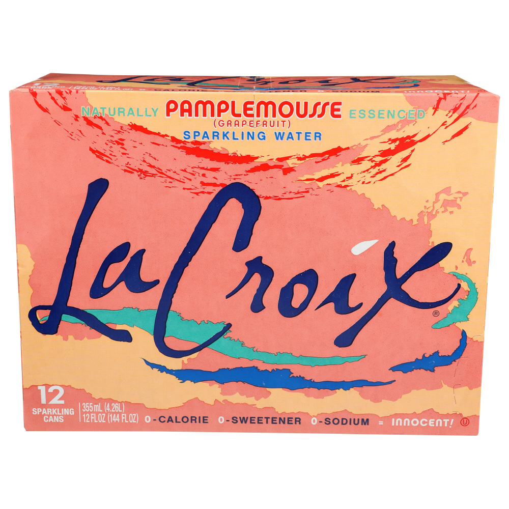 LaCroix Sparkling Water - Grapefruit - Case Of 2 - 12 Fl Oz