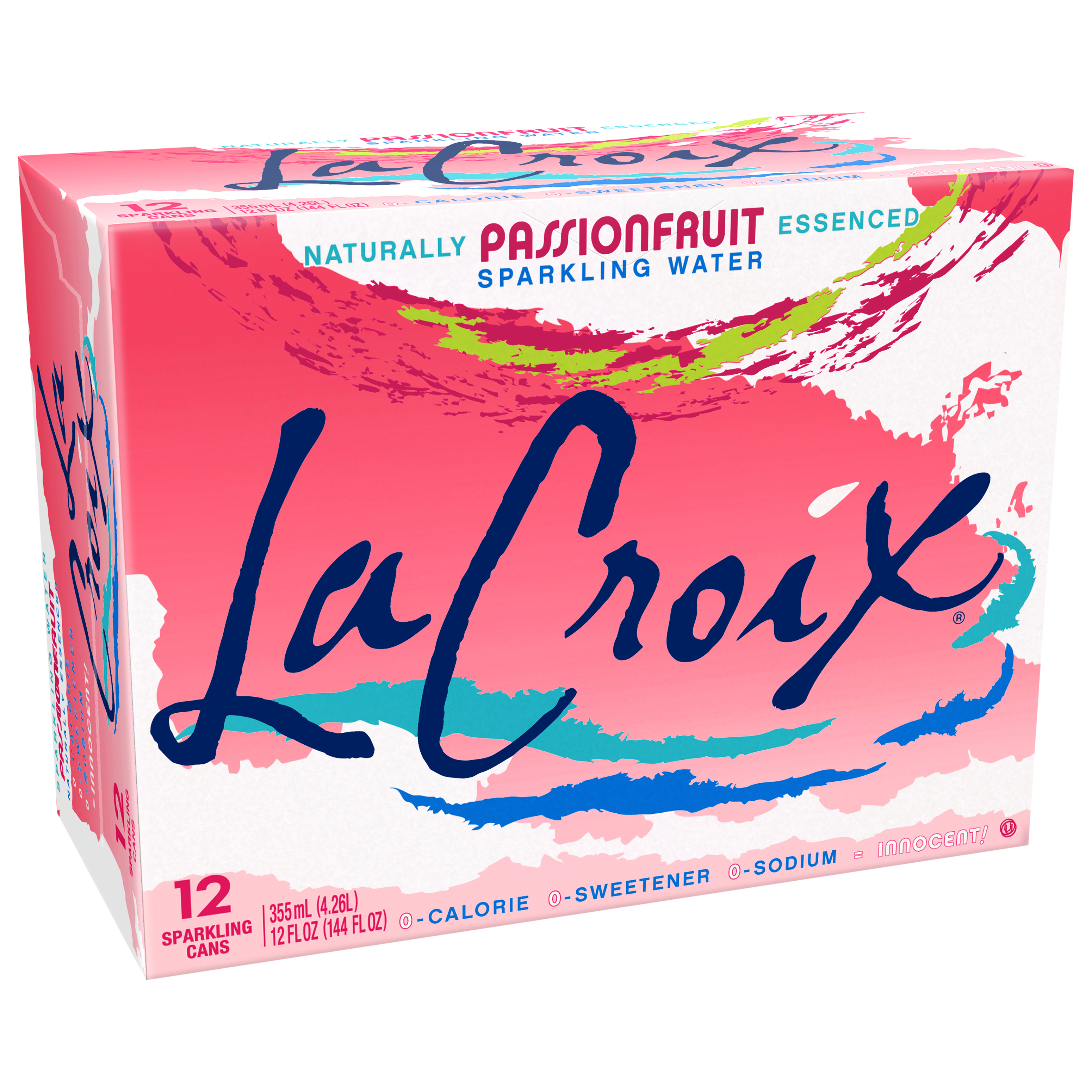 LaCroix Passion Fruit Sparkling Water - 12 Cans