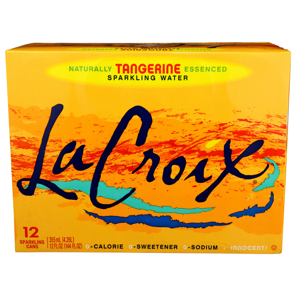 LaCroix Sparkling Water – Tangerine – Case Of 2 – 12/12 Fl Oz