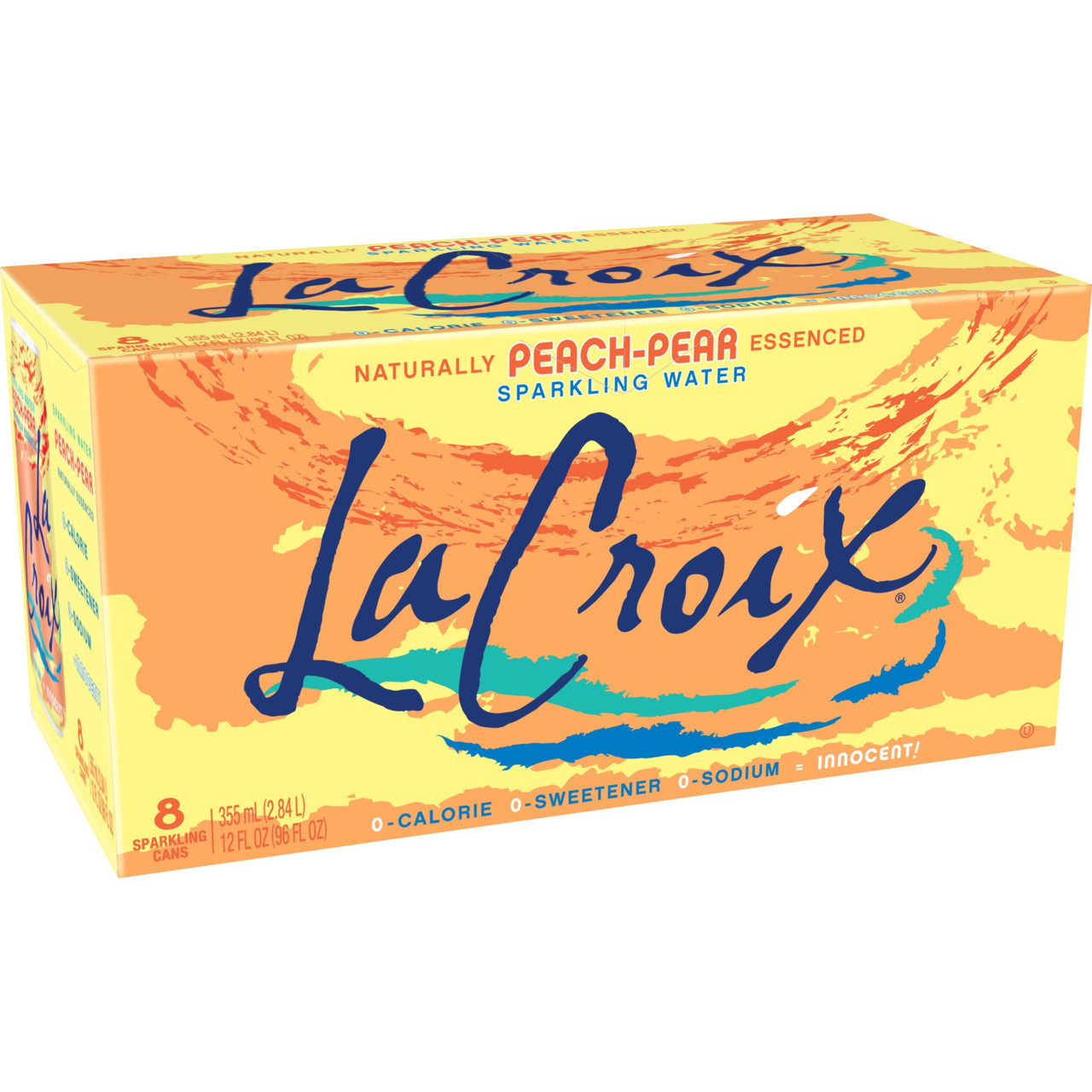 LaCroix Sparkling Water Peach Pear By – Case Of 3, 8/12 Fl Oz