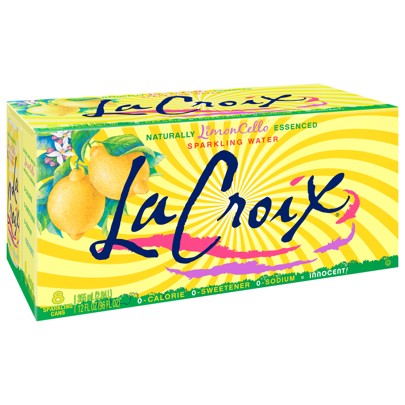 LaCroix Sparkling Water LimonCello - 8pk/12 Fl Oz Cans