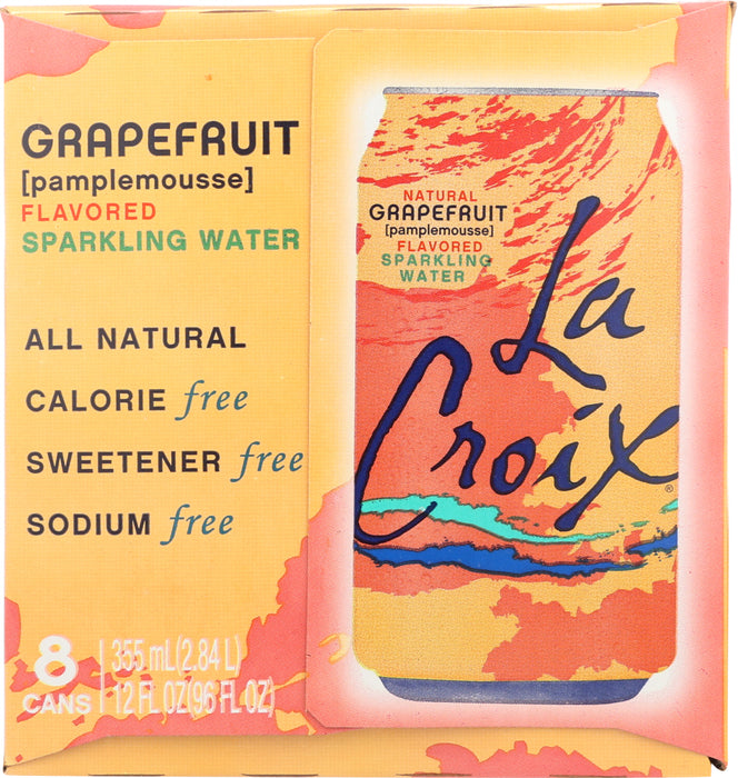 LaCroix Grapefruit Sparkling Water - 8pk/12 Fl Oz Cans
