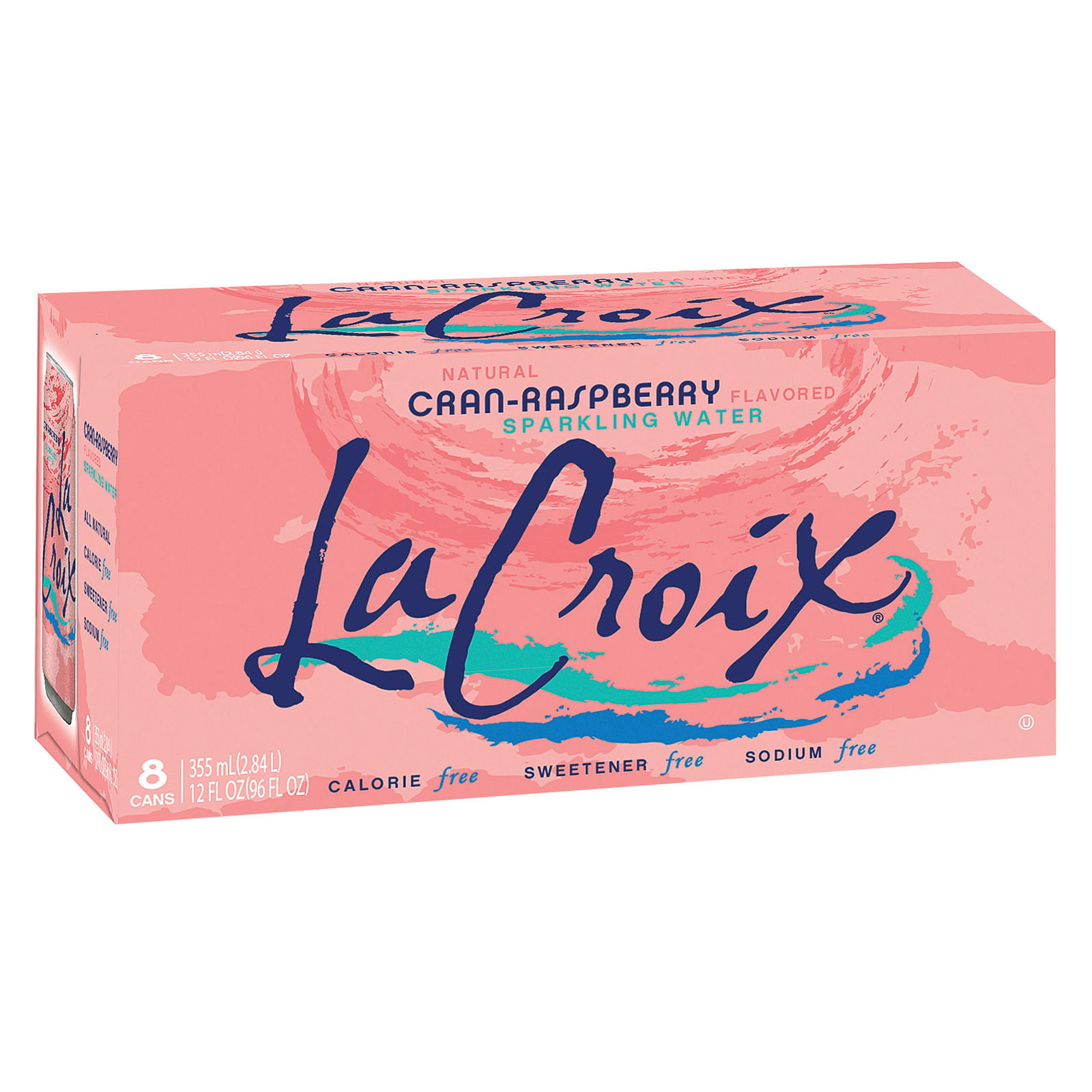 LaCroix Cran-Raspberry Sparkling Water - 8pk/12 Fl Oz Cans