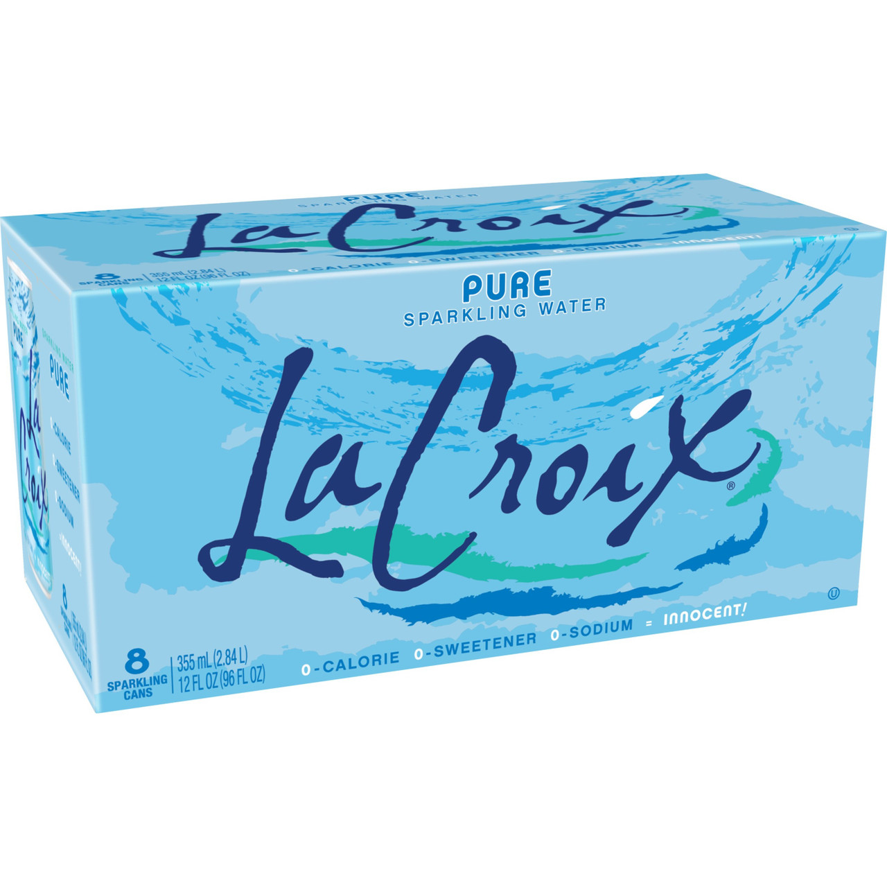 LaCroix Sparkling Water Pure - 8pk/12 Fl Oz Cans