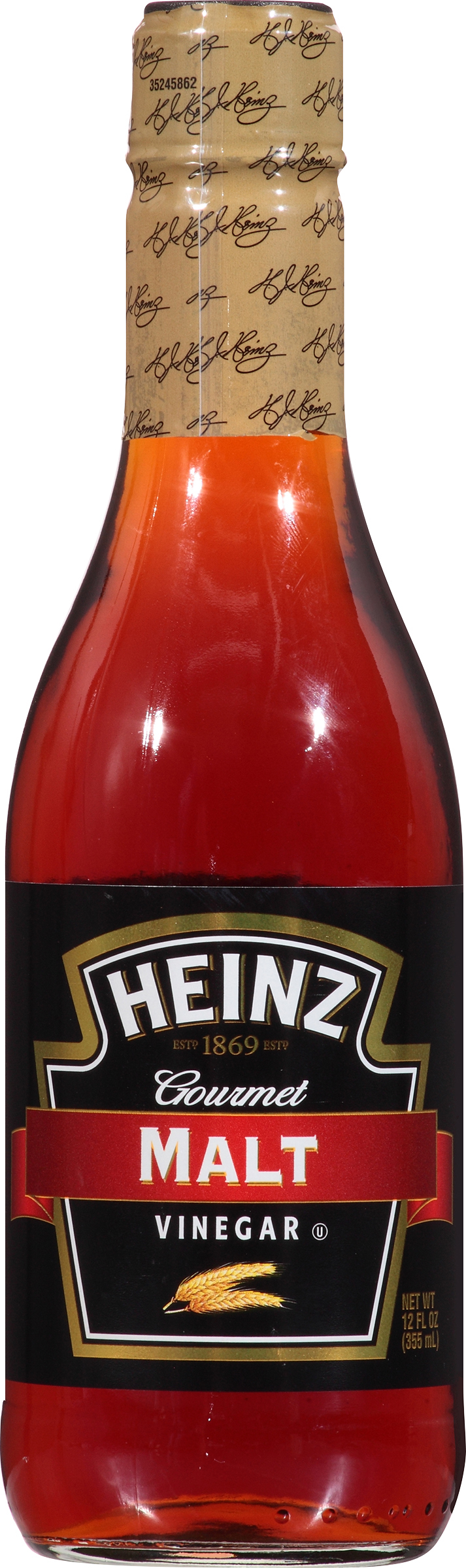 Heinz Gourmet Malt Vinegar, 12 Fl Oz Bottle