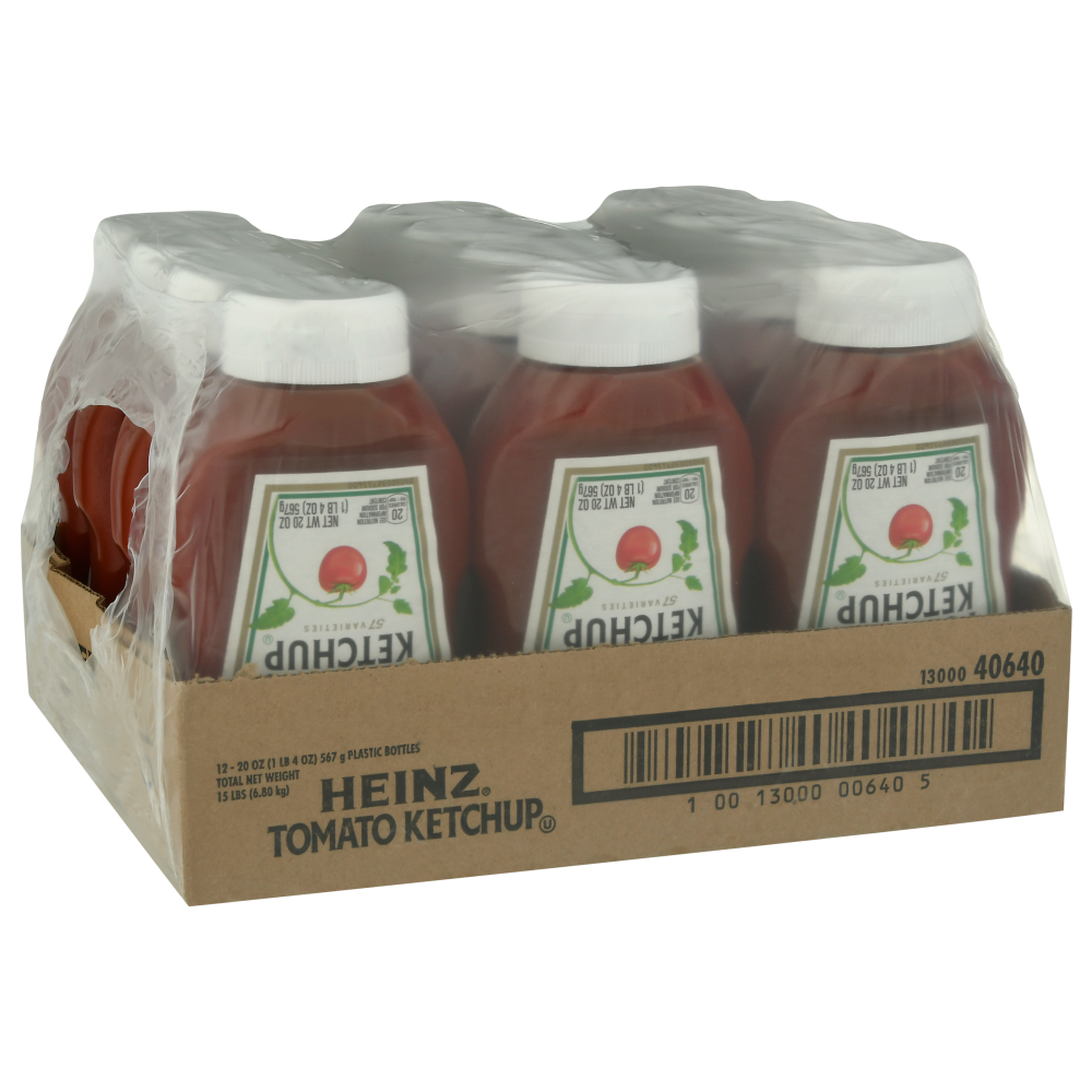 Heinz Tomato Squeeze Bottle Ketchup (136400) 20 Oz