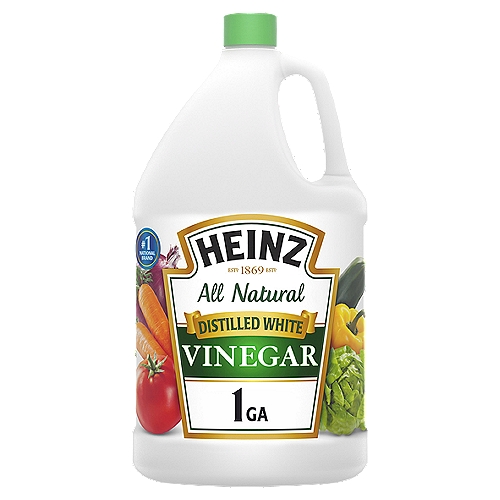 Heinz All Natural Distilled White Vinegar 5% Acidity, 1 Gal Jug