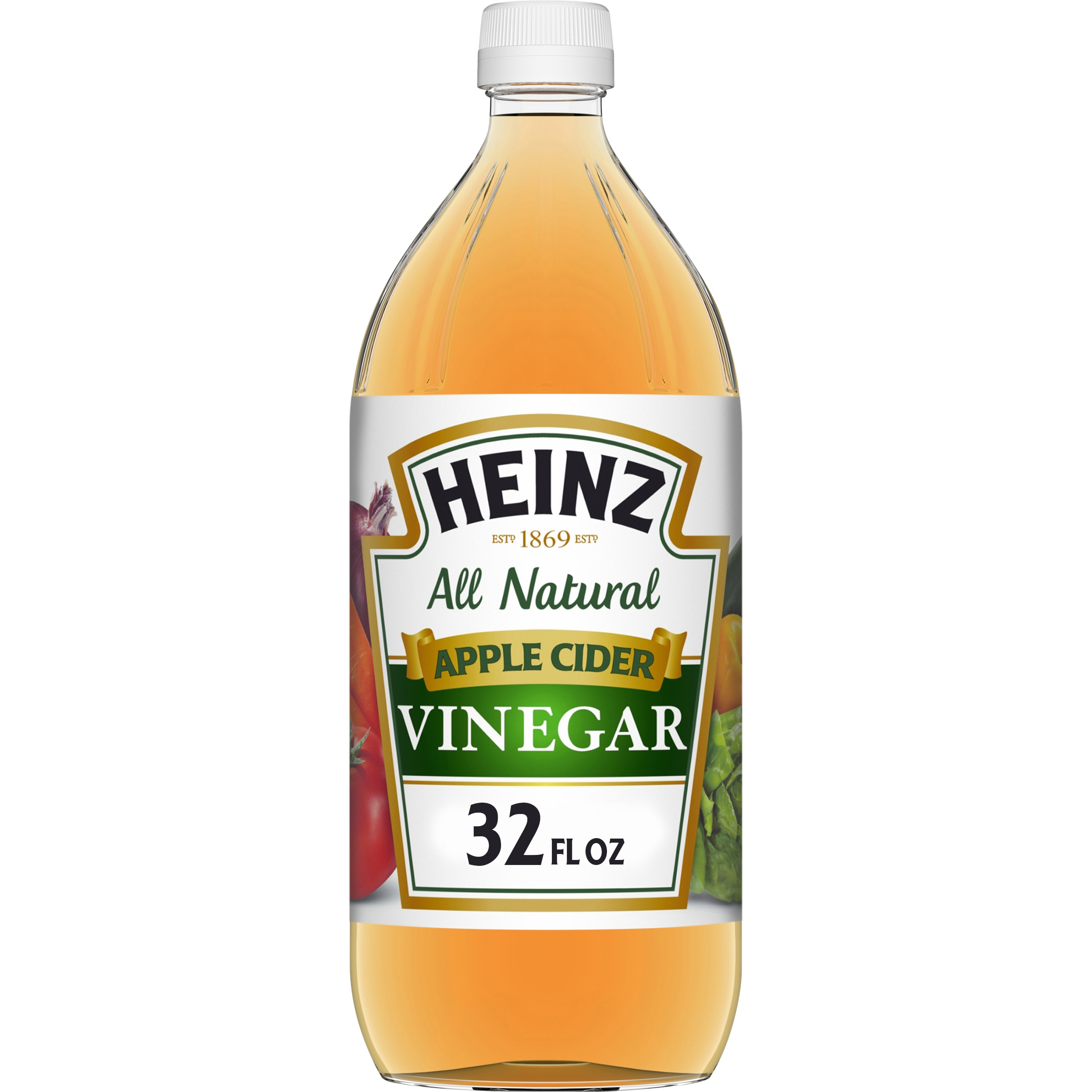 Heinz All Natural Apple Cider Vinegar 5% Acidity , 32 Fl Oz Bottle