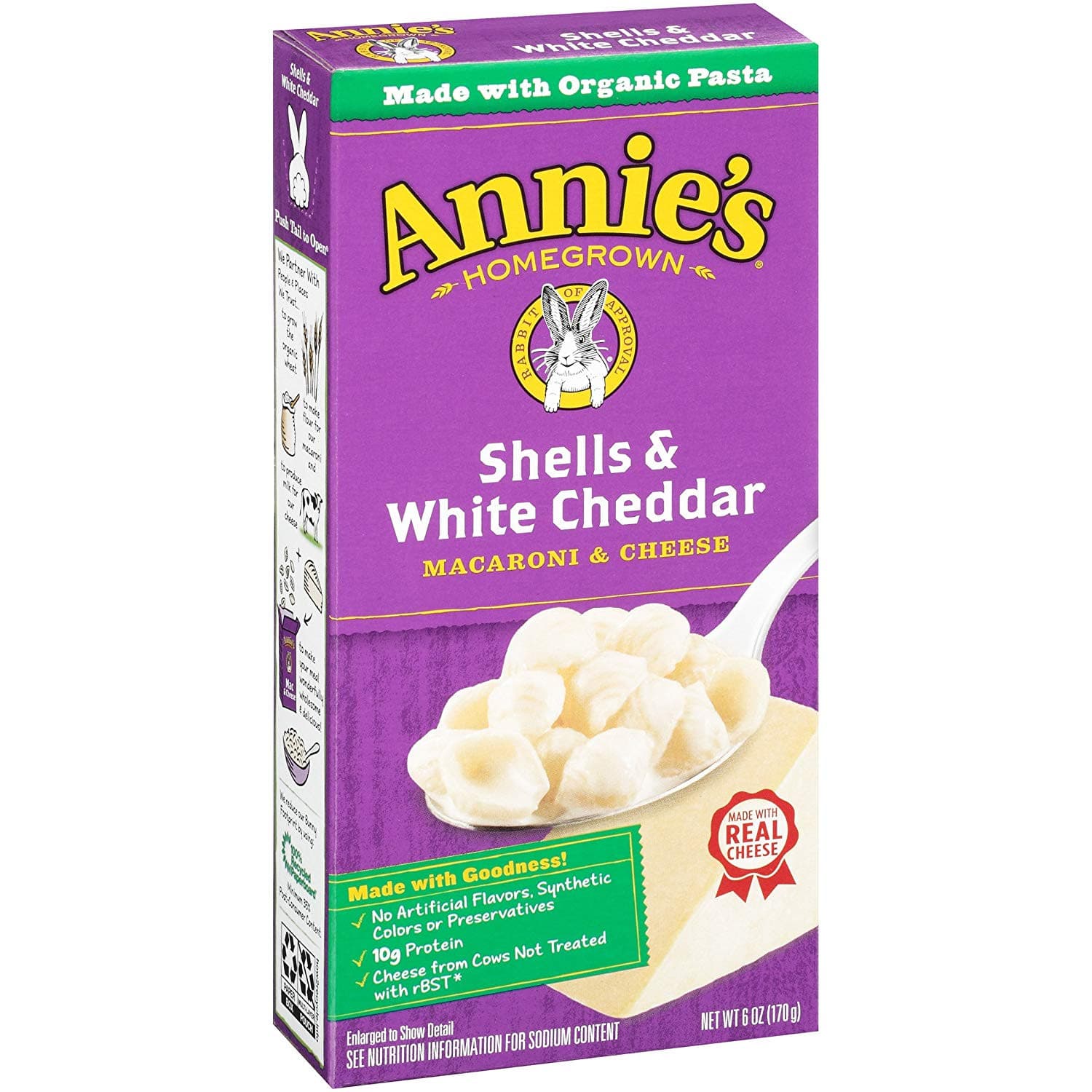 Annie's Homegrown Organic Shells & White Cheddar Macaroni & Cheese