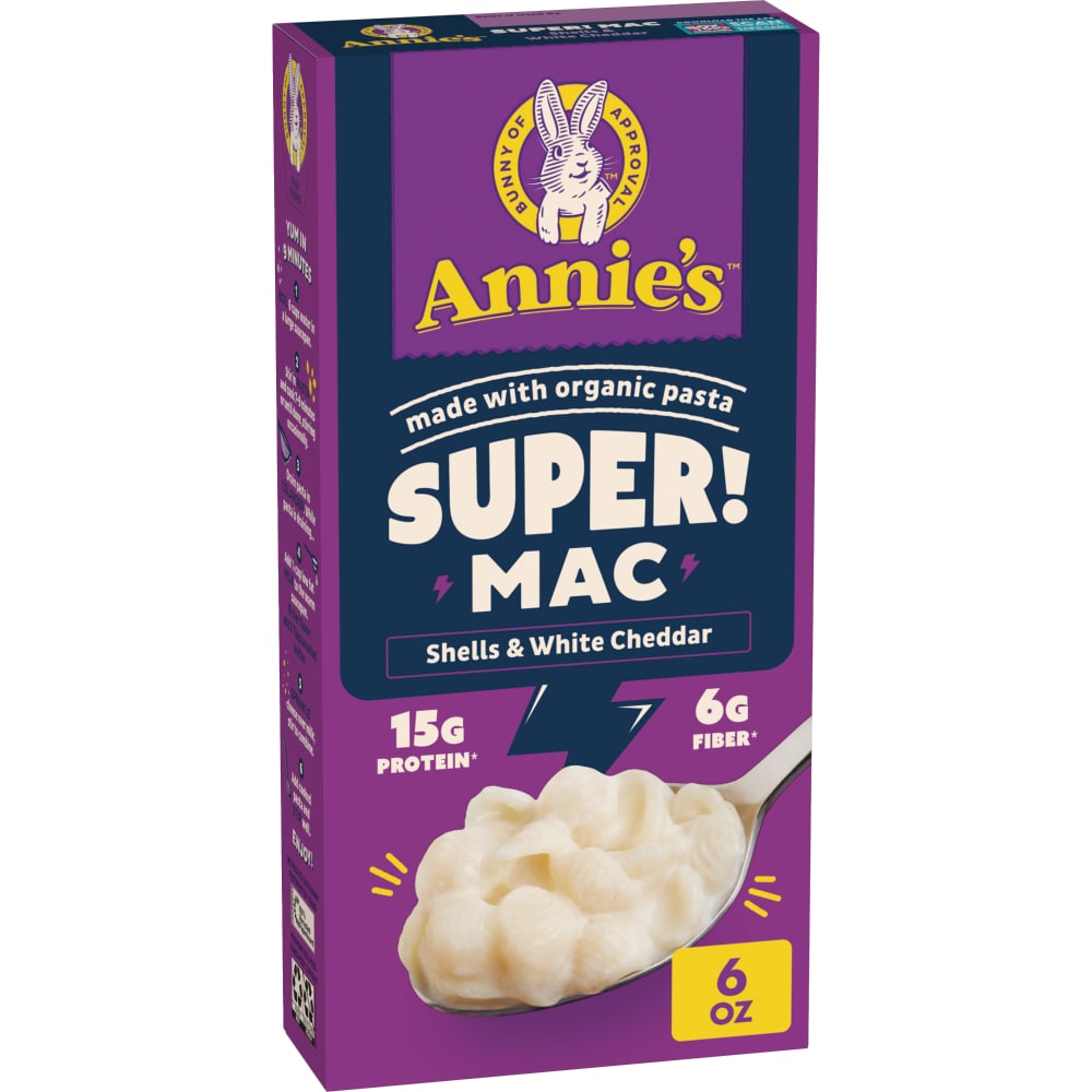 Annie's Super Mac! Shells & White Cheddar Mac N Cheese