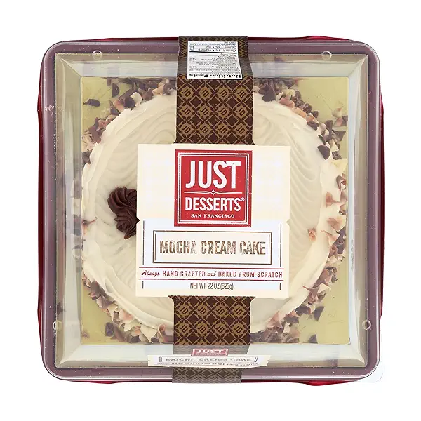 Just Desserts Mocha Cream Cake, 22 Ounce -- 4 Per Case