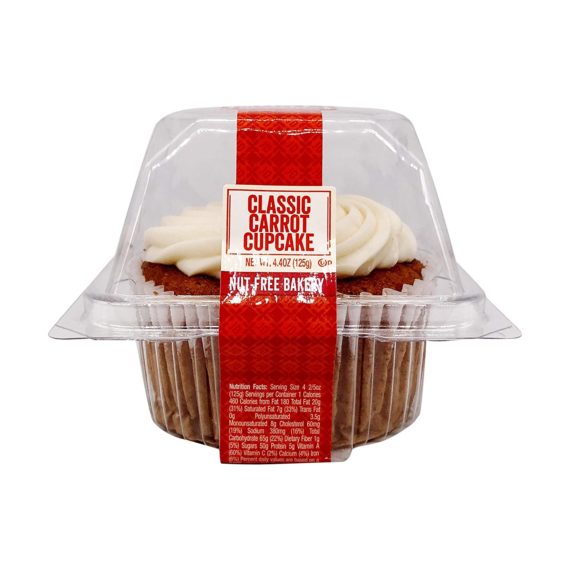 Just Desserts Classic Carrot Cupcake, 4.4 Oz