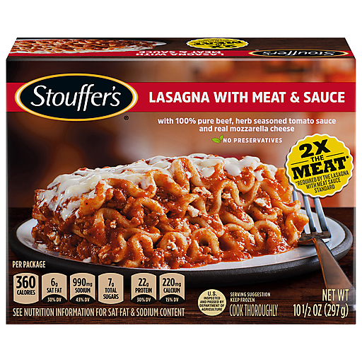 Stouffer's Frozen Lasagna With Meat & Sauce Classics - 10.5oz