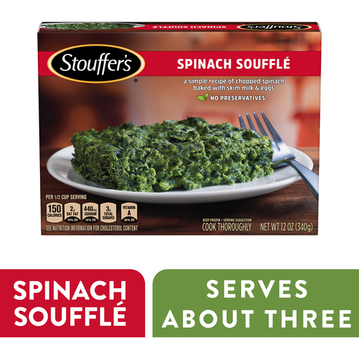Stouffer's Spinach Souffle Side Dish Frozen Meal