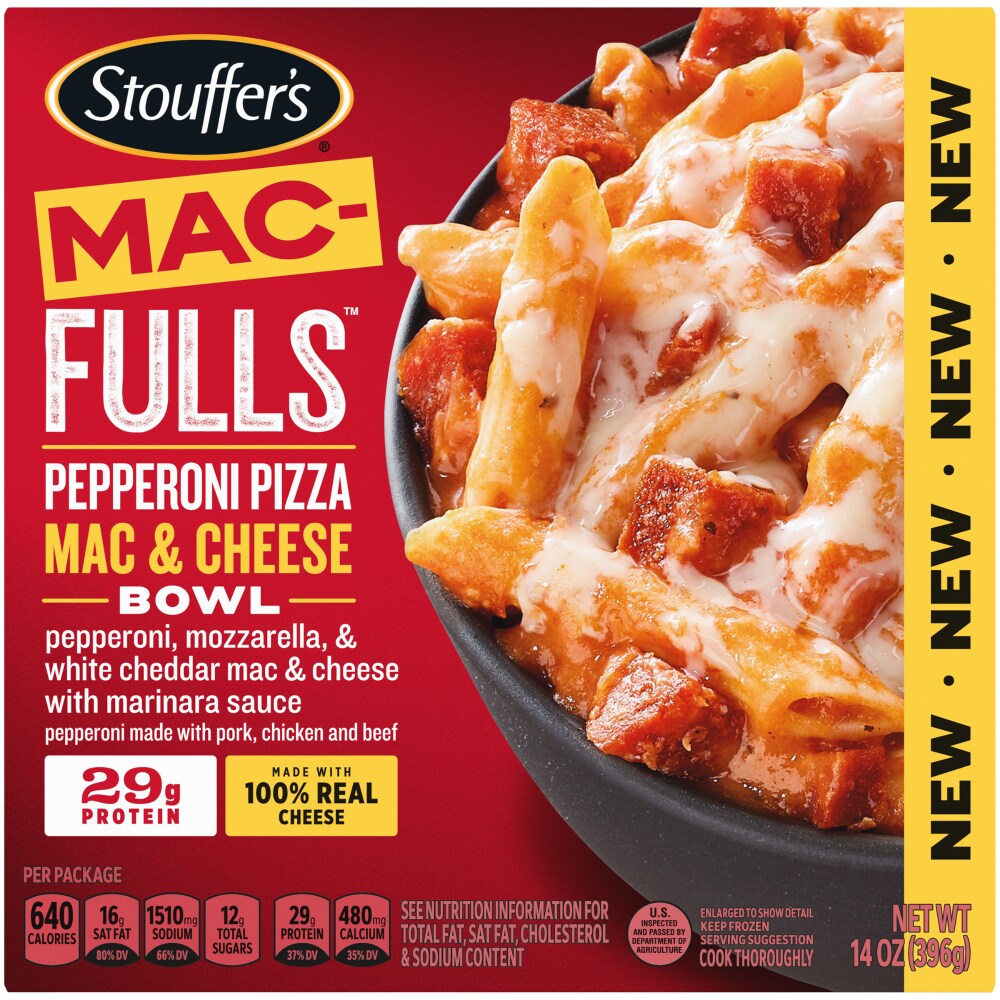 Stouffer's MAC-FULLS Pepperoni Pizza Mac And Cheese Frozen Meal