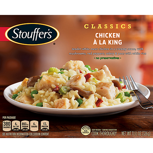 Stouffer's Single Serve Chicken A La King Westrock Claremont, NC 11 1-2 Oz (326g)