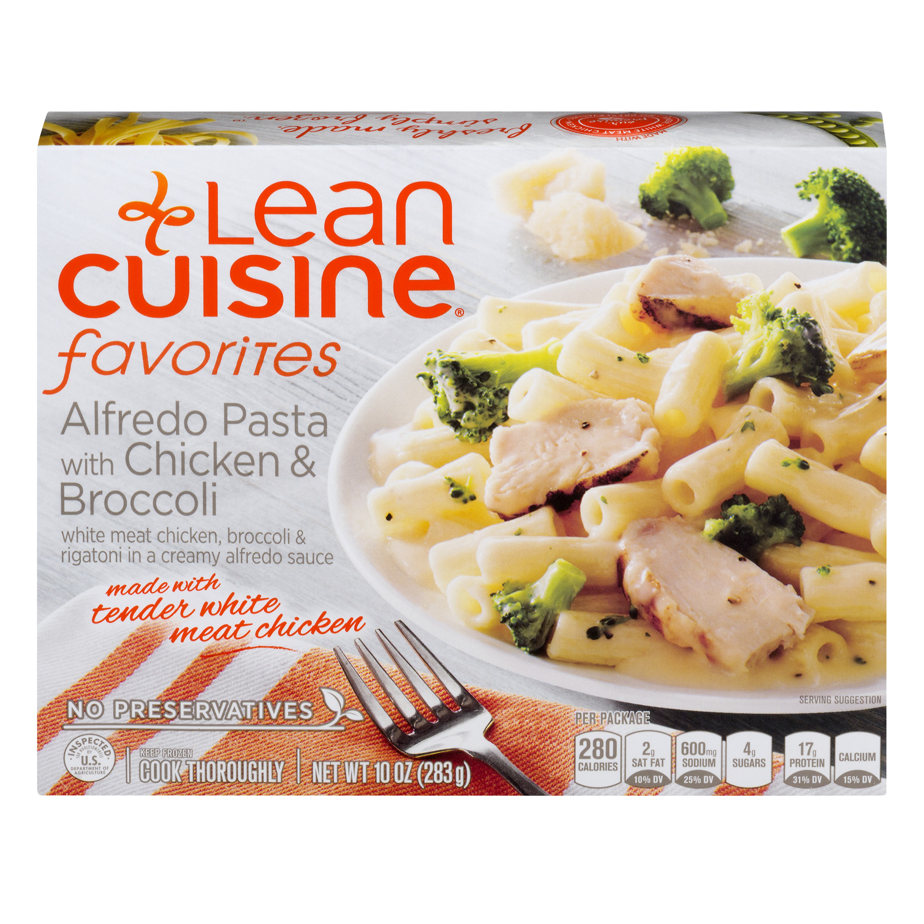 Lean Cuisine Favorites Alfredo Pasta With Chicken & Broccoli Frozen Meal