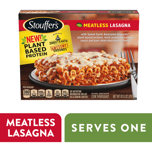 Stouffer's Plant Based Protein Frozen Meatless Lasagna - 10.5oz