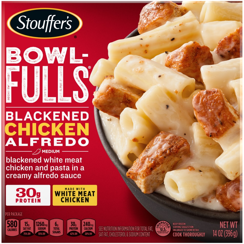 Stouffer's Bowl Fulls Blackened Chicken Alfredo