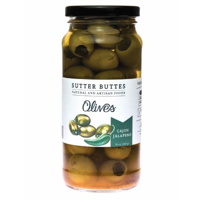 Sutter Buttes Cajun Jalapeno Stuffed Olives, 10oz