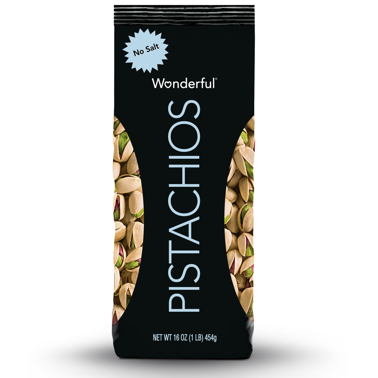 Wonderful Pistachios, Roasted With No Salt, 8 Ounce Bag