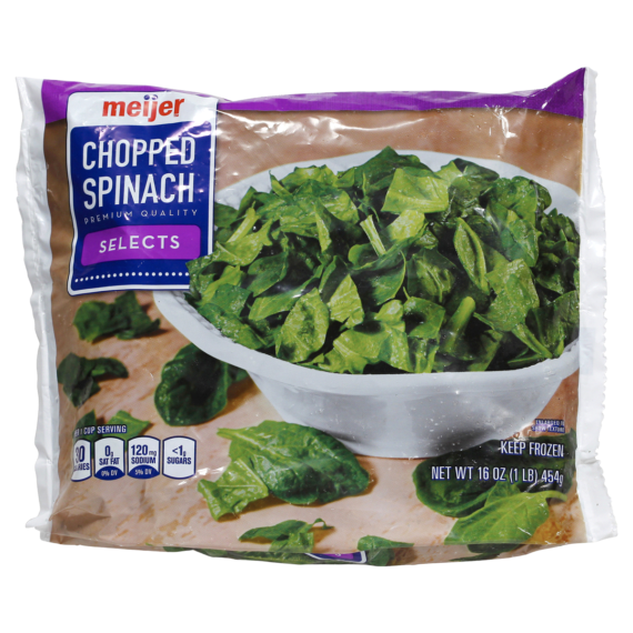Birds Eye Meijer Frozen Chopped Spinach, 16 Oz